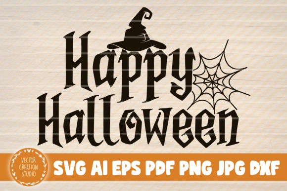 Happy Halloween Sign Svg Cut File