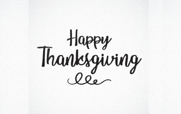Happy Thanksgiving Day SVG for Real Embroidery Projects