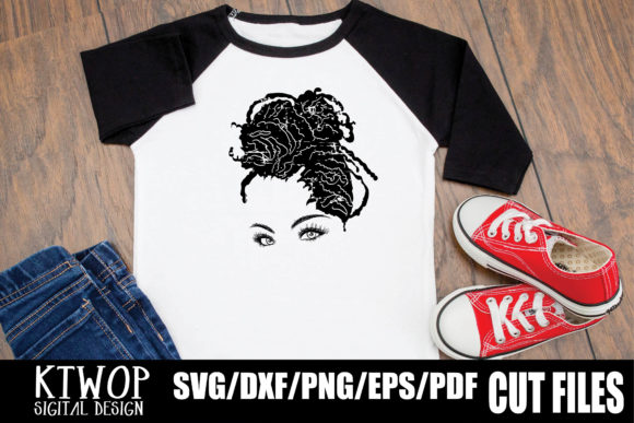 Sexy Grunge Black Girl Dreadrock SVG