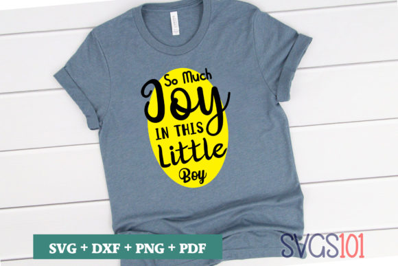 So Much Joy in This Little Boy SVG